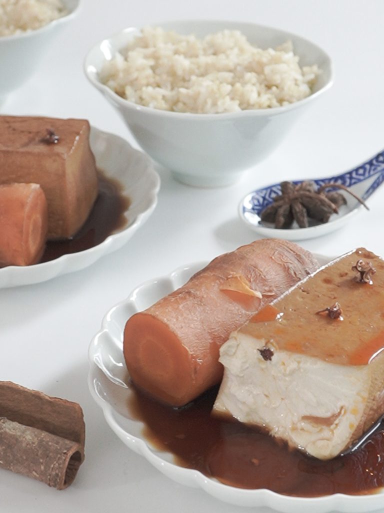 the key photo of braised tofu