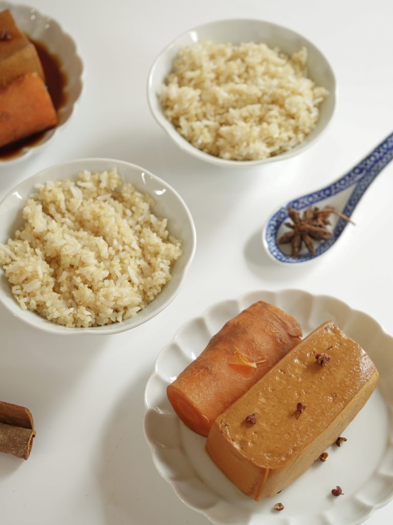 the key photo of braised tofu